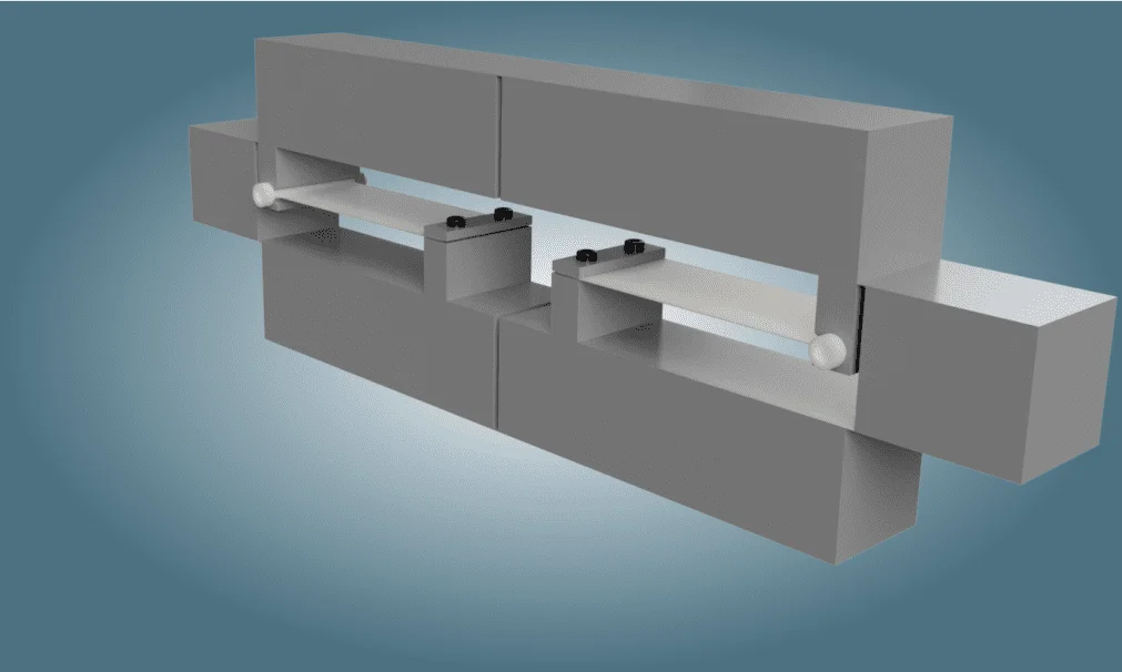 Weight Compensation Mechanism for an Elastic Metamaterial